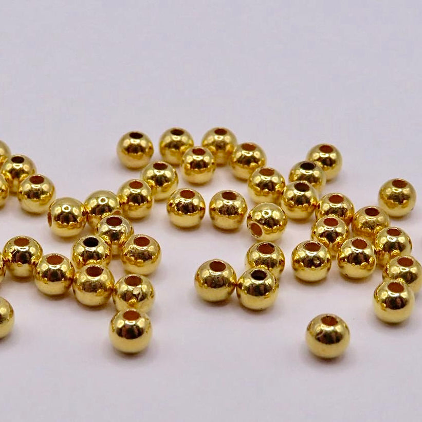 Muovihelmi | Kulta | 4mm