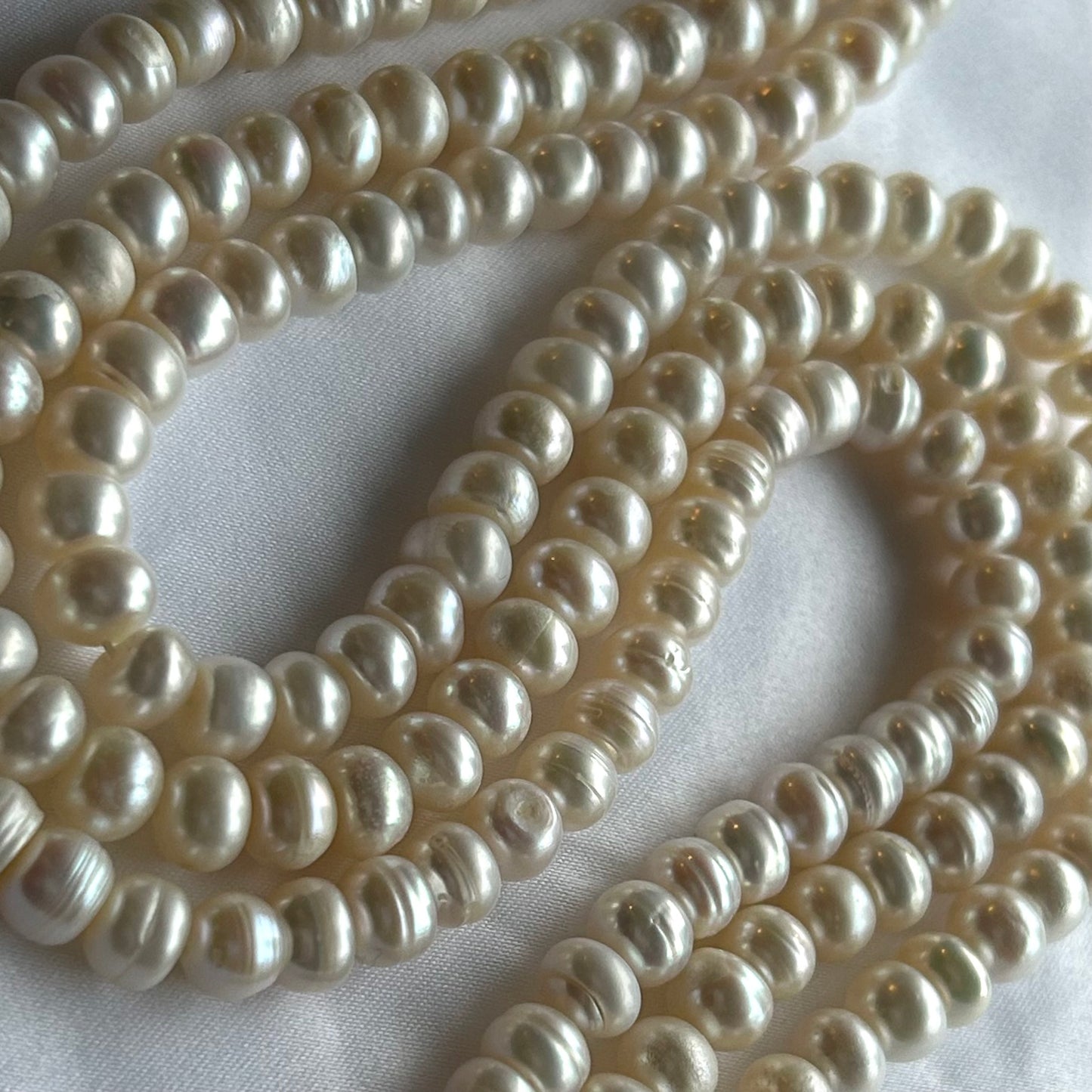 Button | Cream | 6-7mm | A+/A