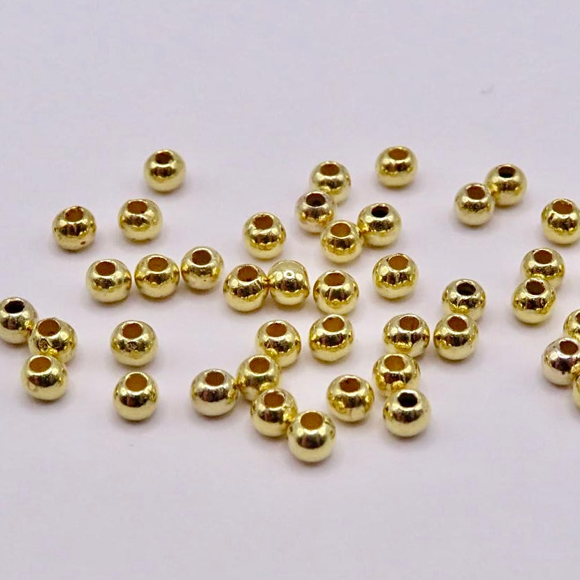 Muovihelmi | Kulta | 3mm