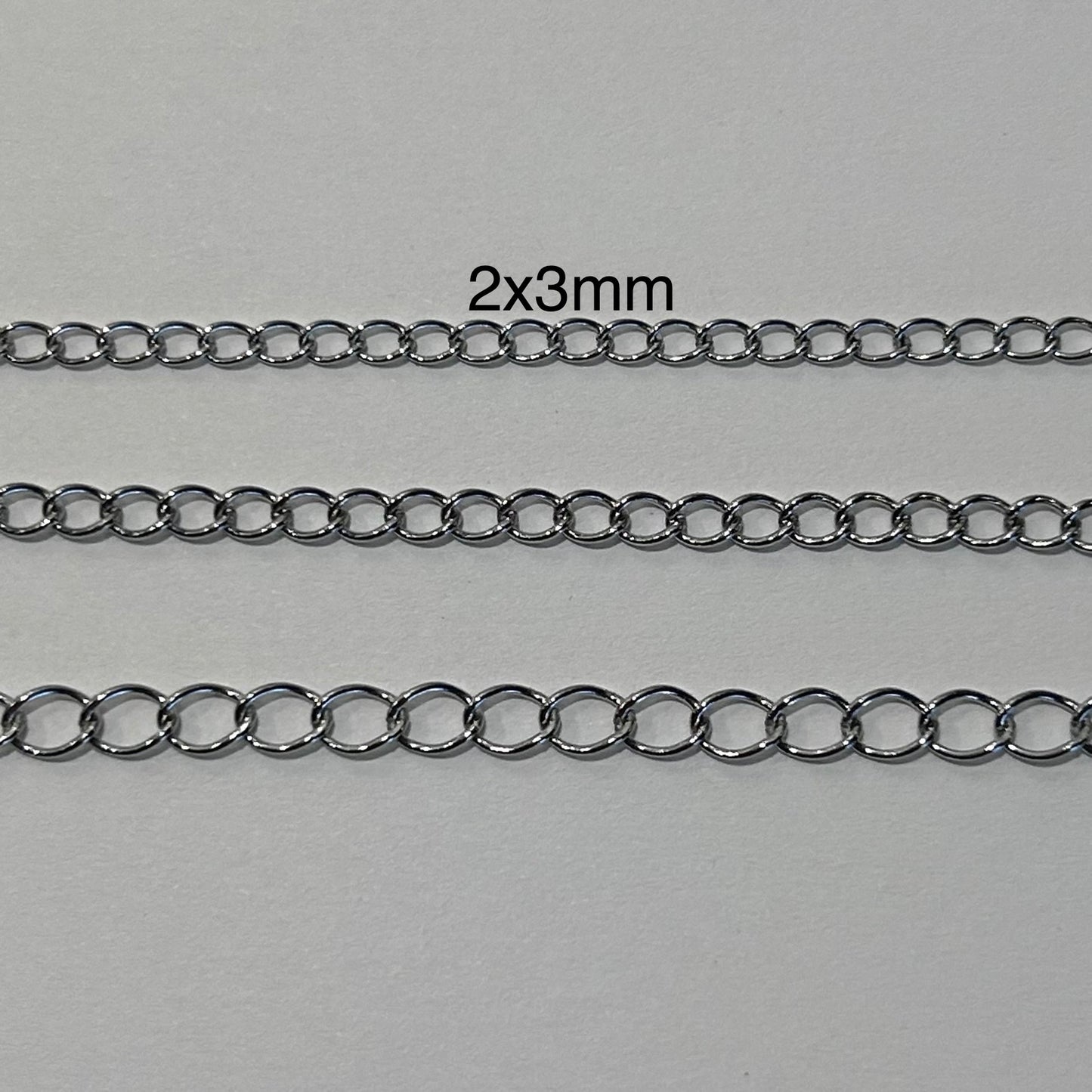 Silmukkaketju RST I 2x3mm