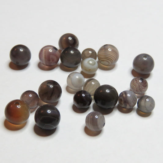 Kivihelmet | Persian Akaatti | 8mm | 10kpl