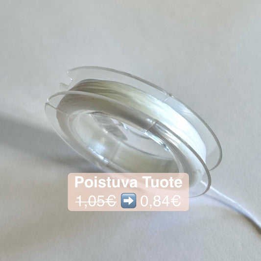 POISTUVA | Joustolanka | Valkoinen | 9m