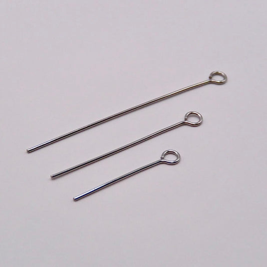 Jewelry Pin, Loop | Stainless Steel | 20mm | 20pcs 