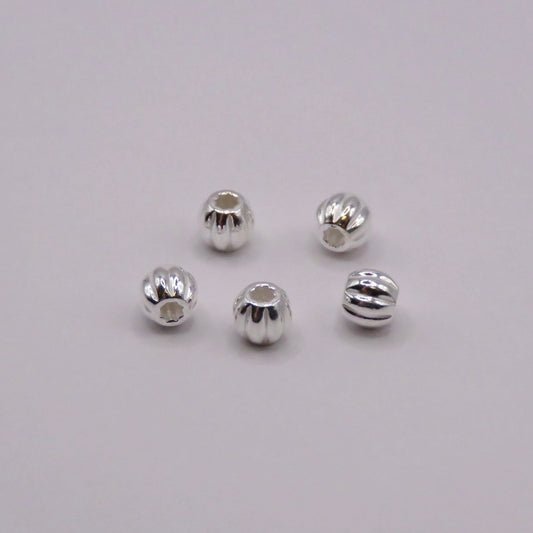 Hopeahelmi, Kurpitsa | 925SS | 4mm