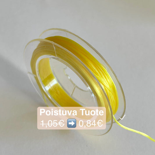 POISTUVA | Joustolanka | Keltainen | 9m