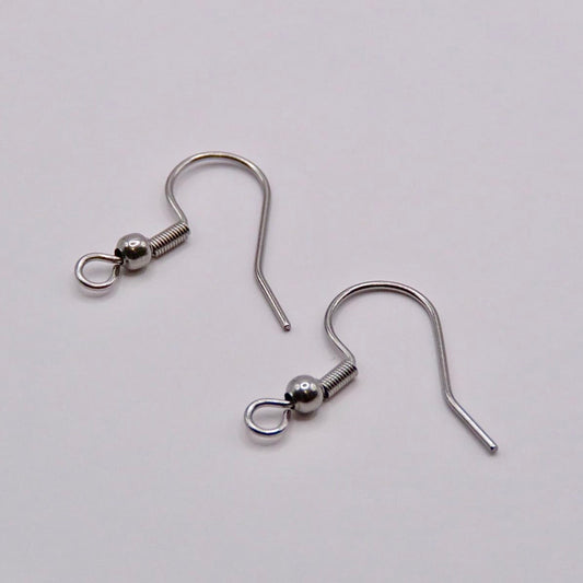 Earring hook | Stainless steel | 1pc 
