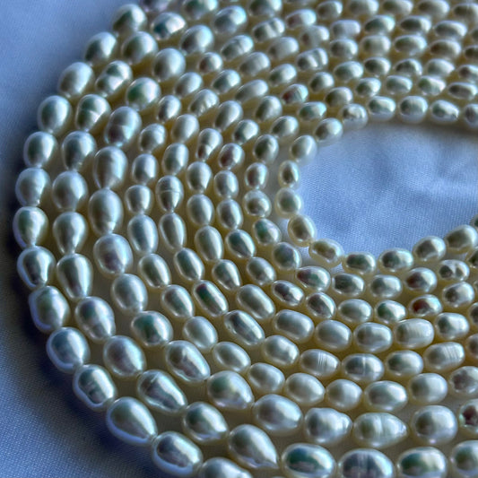 Rice | Valkoinen | 5-6mm | 3A