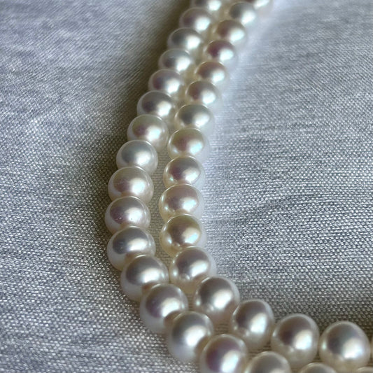 Pyöreä, Premium | Valkoinen | 7-8mm | 4A