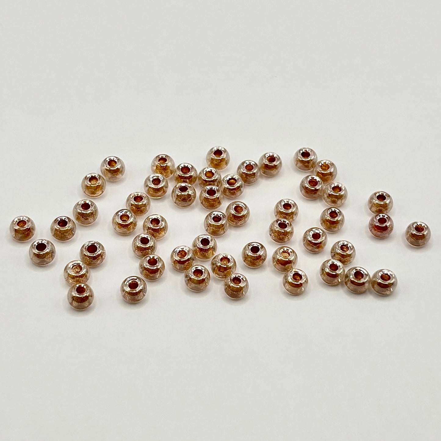Lasihelmi | Fantasy | Puna-Ruskea | 4mm | 50kpl