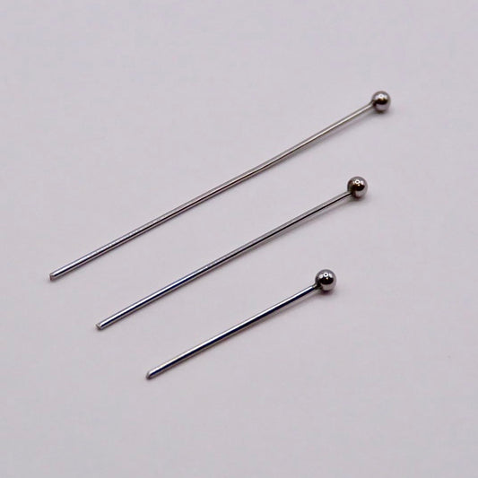 Jewelry Pin, Ball | Stainless Steel | 20mm | 20pcs 