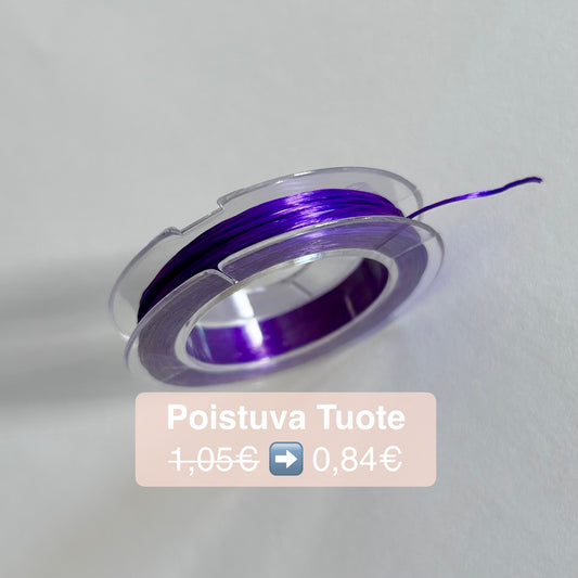 POISTUVA | Joustolanka | Violetti | 9m