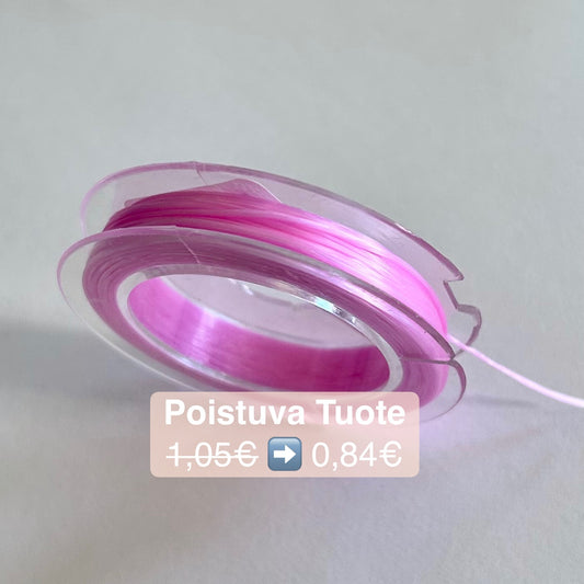 POISTUVA | Joustolanka | Vaaleanpunainen | 9m