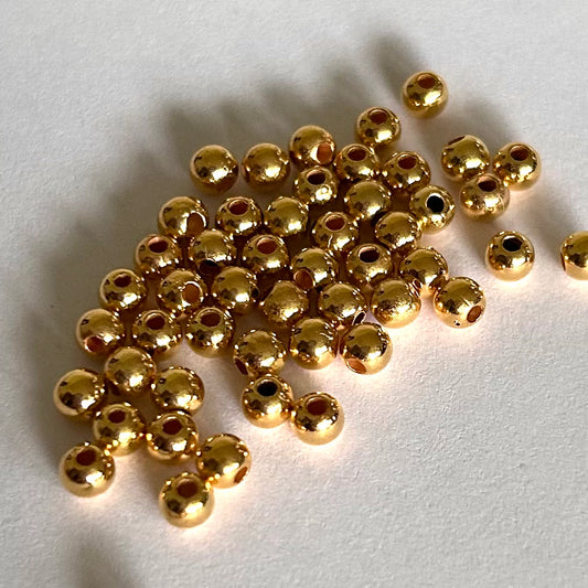 Metallic Helmet | Kulta | 4mm | 50kpl