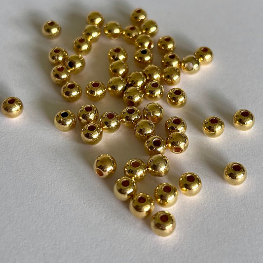 Metallic Helmet | Kulta | 5mm | 50kpl