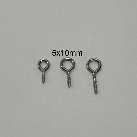 Silmukkaruuvi RST I 5x10mm I 10kpl
