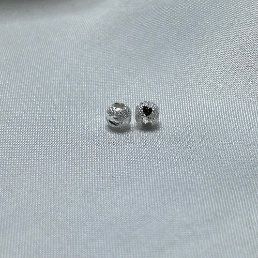 925 SS I Hopeahelmi 4mm I Glamour I 2kpl