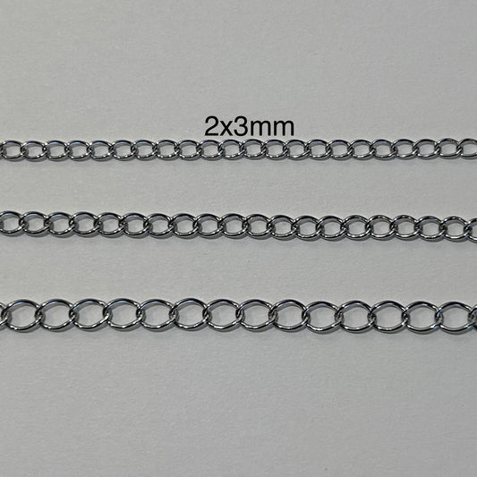 Silmukkaketju RST I 2x3mm