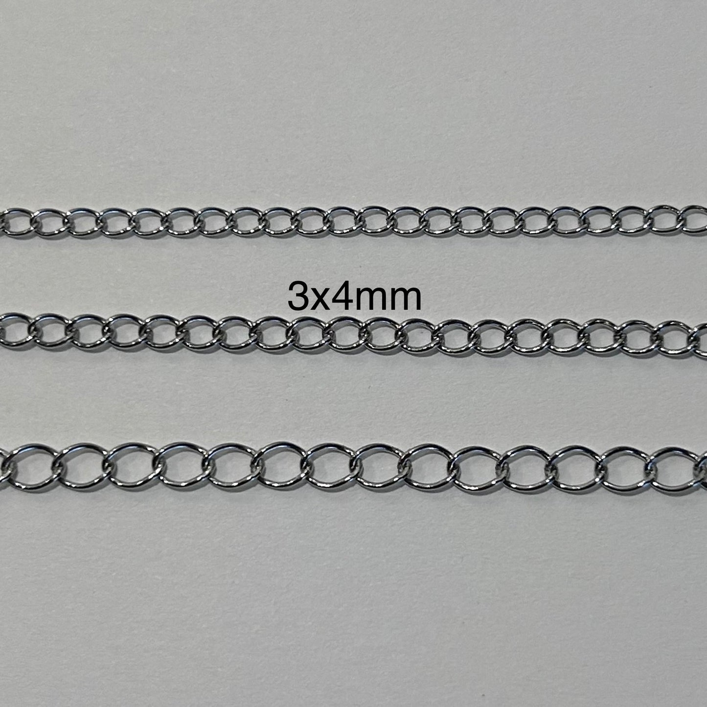 Silmukkaketju RST I 3x4mm