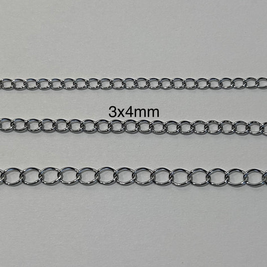 Silmukkaketju RST I 3x4mm