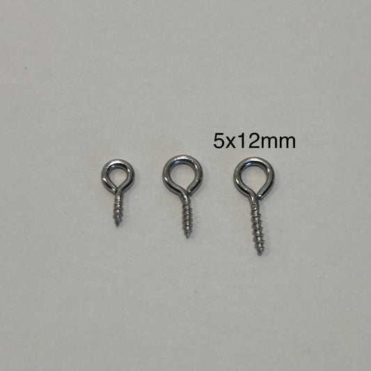 Silmukkaruuvi RST I 5x12mm I 10kpl